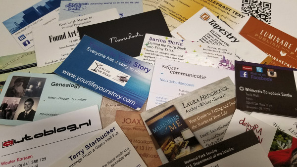 Business Cards - photo by Lorelle VanFossen.